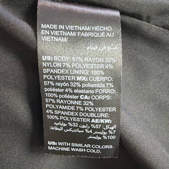 Chico's Travelers Women's Large 2 Black Jacket Artsy 3/4 Sleeve Lined career - Picture 6 of 11